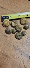 OLD ANTIQUE VINTAGE CIVIL WAR EAGLE BUTTON LOT & PENNSYLVANIA PA MILITIA BUTTON