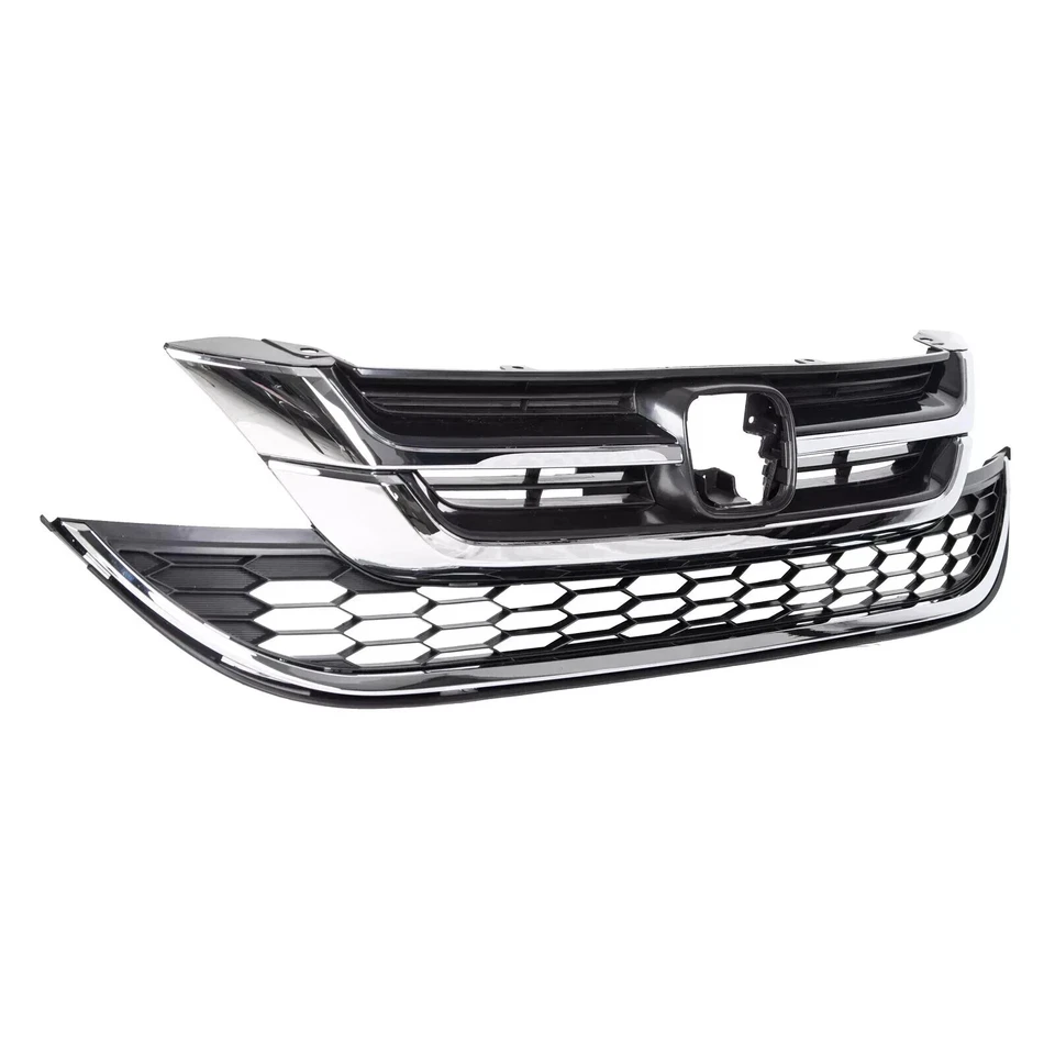 Front Upper Bumper Cover & Headlight Assembly Kit For 2010-2011 Honda CR-V - Imagem 3 de 4