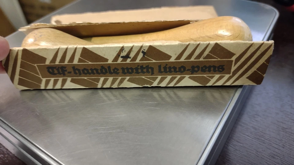 Vintage Tif-Handle With Lino-Pens Heintze & Blanckertz Germany Linoleum Cutters - Image 3 of 4