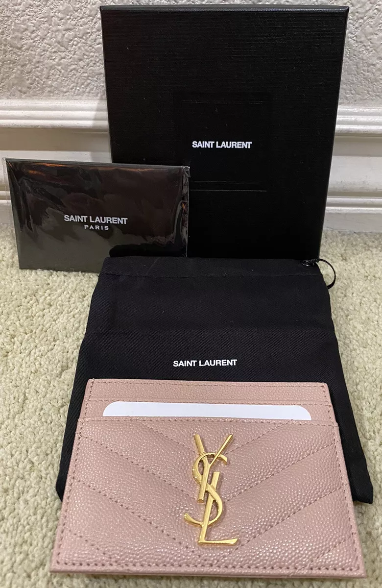 ysl card holder wallet