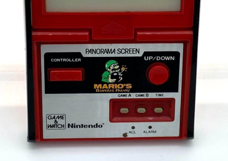 ゲームウォッチMARIO'S Bombs Away パノラマスクリーン NINTENDO Game Watch Panorama Screen Mario's Bombs Away TB-94