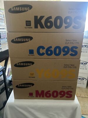 Genuine Complete Set Samsung K609S High-capacity Toner - Colors CMYK