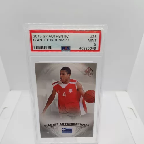 2013-14 SP Authentic Giannis Antetokounmpo #36 PSA 9 Rookie