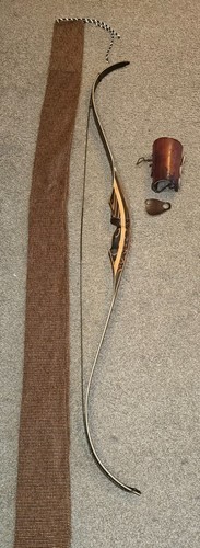 Southwest Archery TigerShark ONE PIECE Recurve Bow W/extras RH 50# 60"AMO - Picture 4 of 18