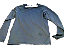 ALL IN MOTION Men's Shirt Stretch Polyester Fitted Long Sleeve Black  Size Small