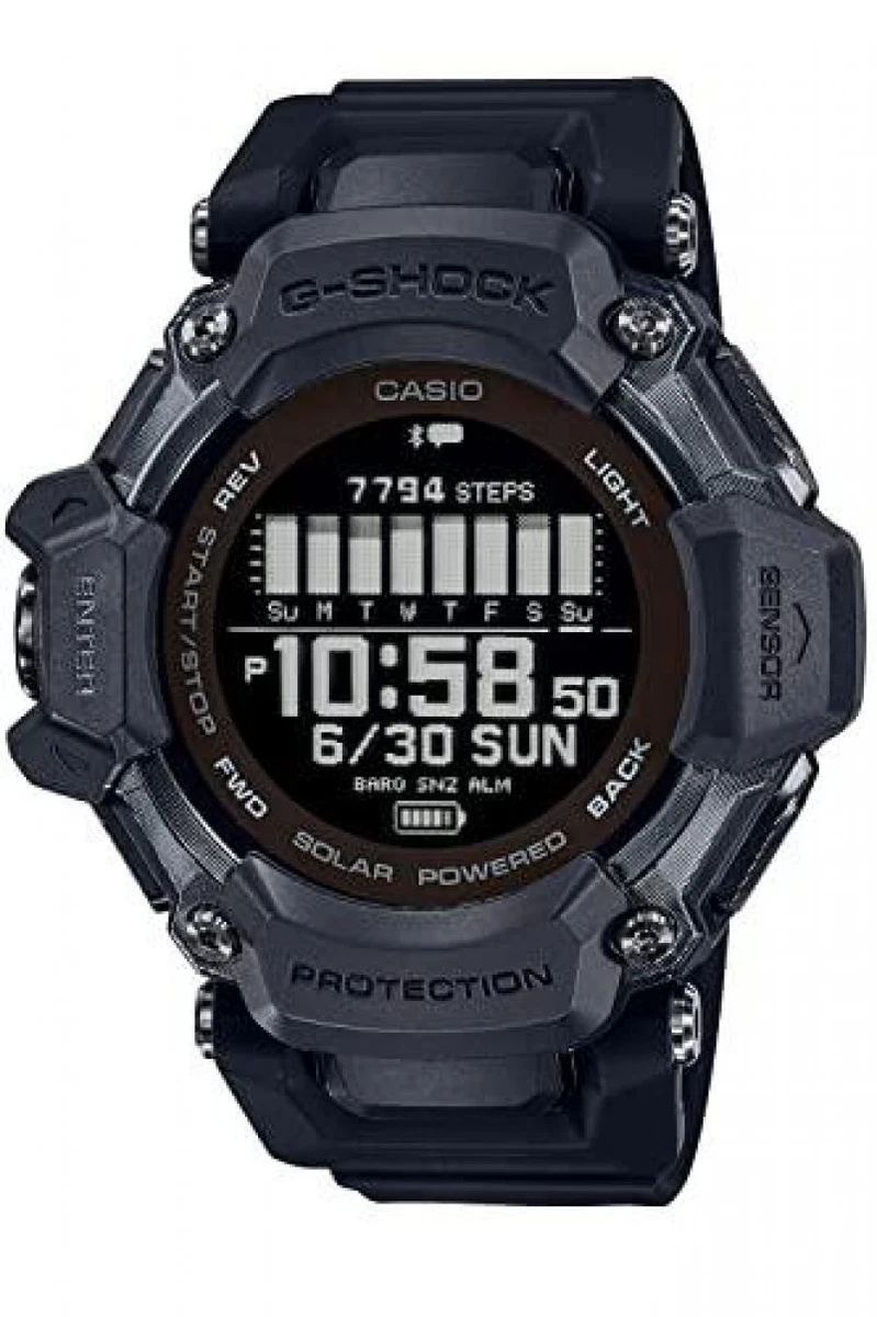Casio G-SHOCK GBD-H2000-1BJR G-SQUAD Sport Bluetooth GPS Digital Men Watch NEW