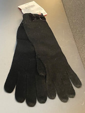 NEW Gymboree GIRLS Classic BLACK BOW GLOVES  SIZE 5 6 7 - Cotton  Nylon - NWT