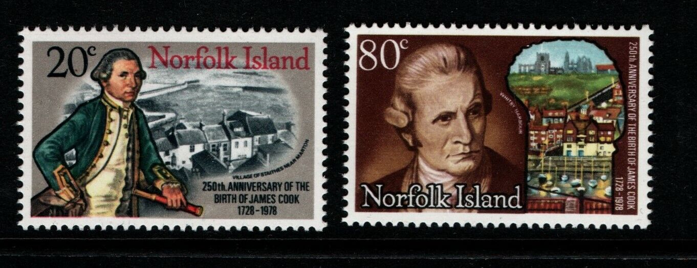Norfolk Island 1978 Cook's birth issue MNH