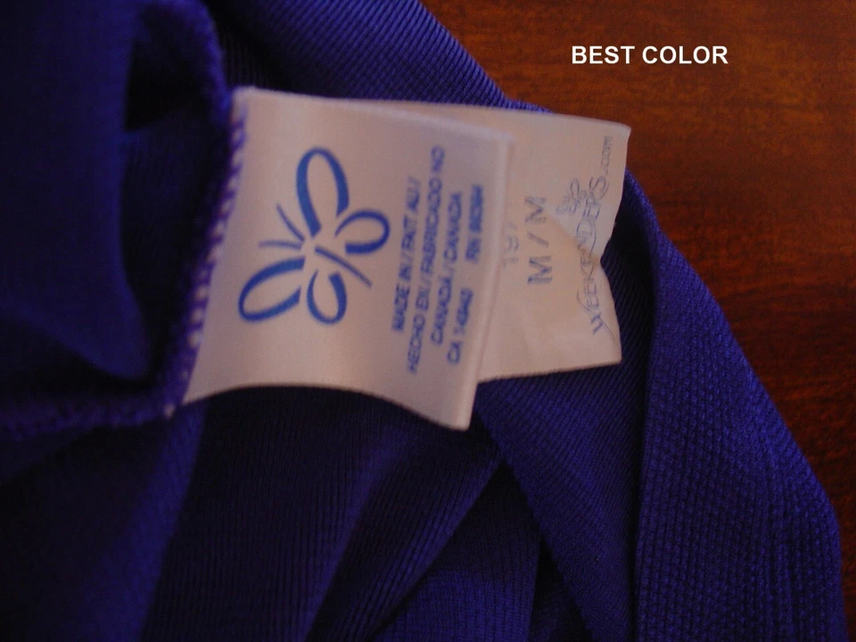 Camiseta sin mangas Weekenders M tejida azul oscuro ajustada elástica Foto 4 de 4