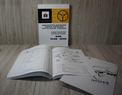 IHC Ersatzteilkatalog für Traktor 946 + 1046 + 1246