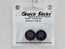 QuickSlicks TS04XF Silicone Tires 14x10mm Thunder Slot McLaren Elva 1/32 Part