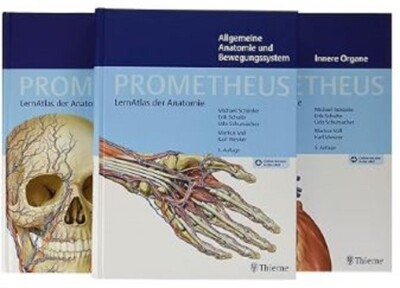 PROMETHEUS LernPaket Anatomie: LernAtlas - 3 Bände, NEU