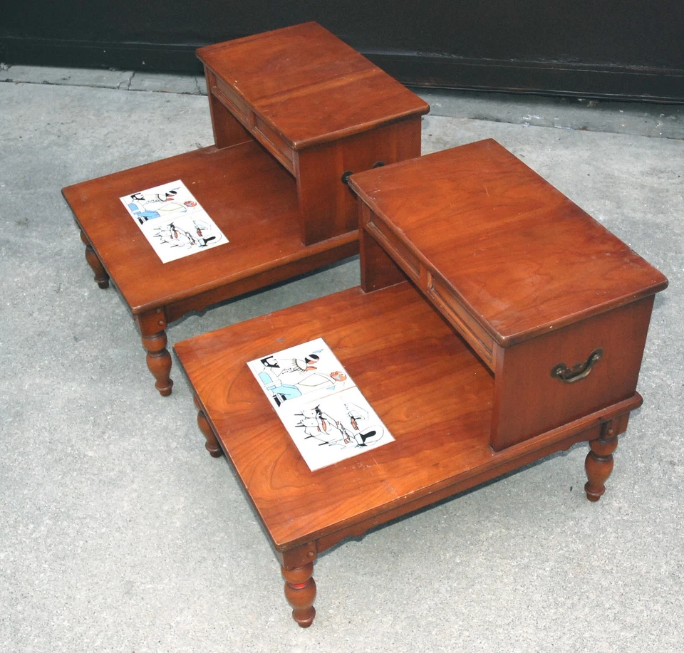 SIN ENVÍO (2) MESAS AUXILIARES DE CAMPO RANCHO RÚSTICO CARRIL INCRUSTACIONES ESTILO OCCIDENTAL EXCELENTES Foto 3 de 4