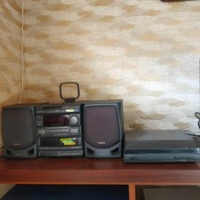 Aiwa Mini Impianto Stereo Lettore CD, Radio, Cassette Deck - Audio Vintage 2968MT