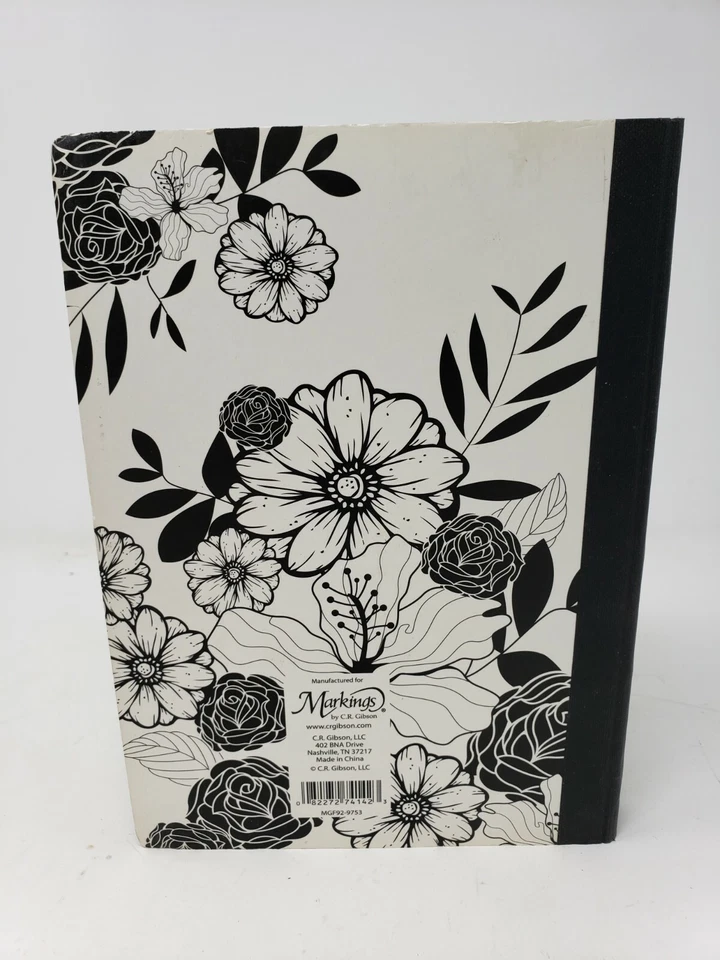C. R. Gibson Markings Flower Leaf Design Notebook 8.5 in x 6 in - Image 3 of 4