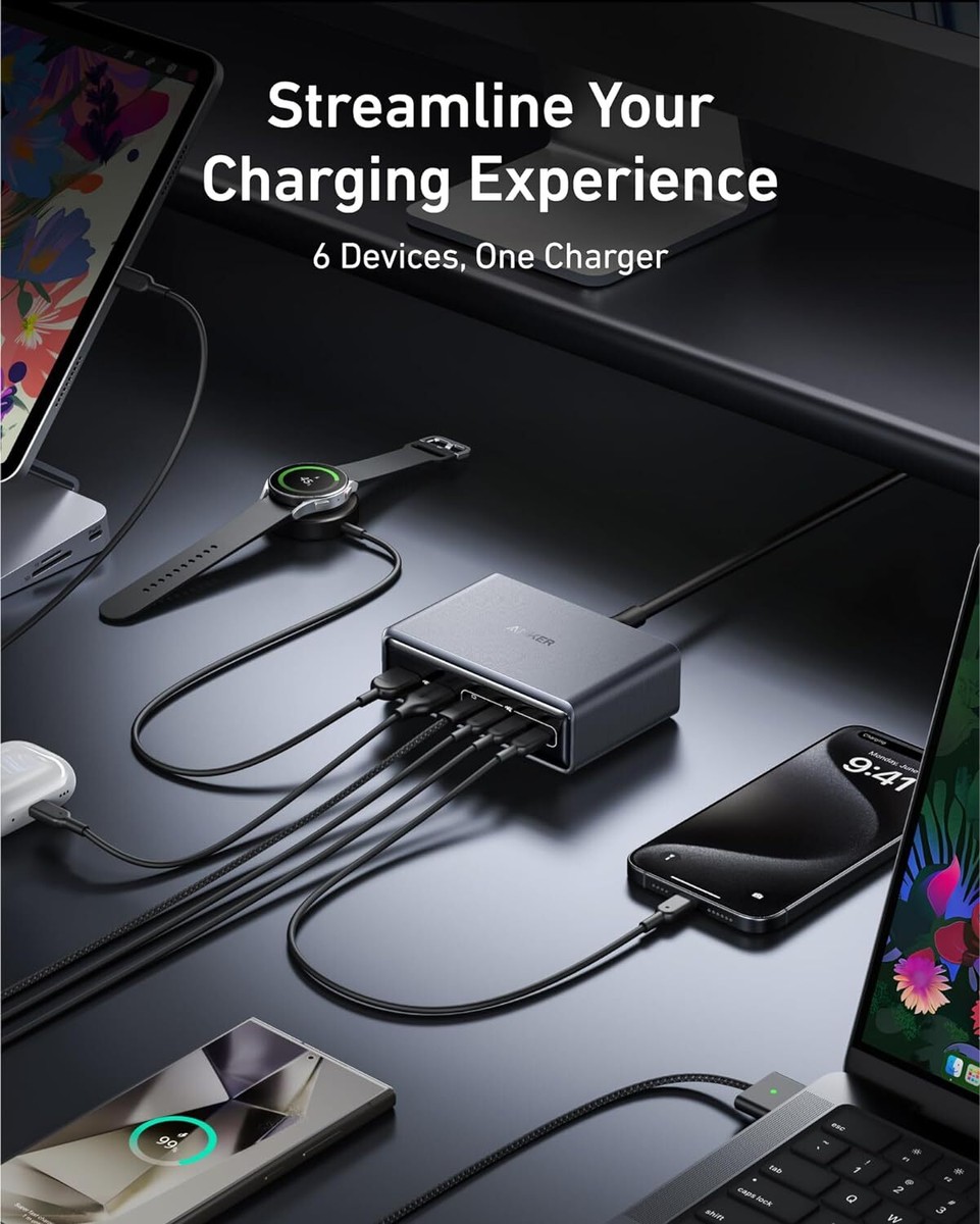 その他 ANKER Prime Charger 200W Amazon.com: Anker Prime Charger 200W 6-Port with Anker 3-in