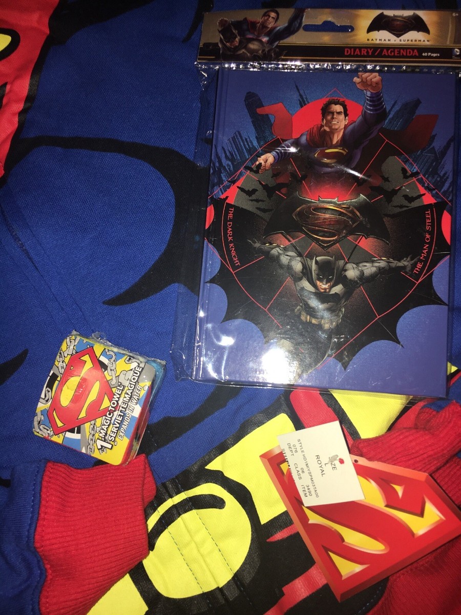 Veste à Capuche Sweat Garçon Superman Avec Cape 'S' Amovible - Neuf Avec étiquettes - Marque Man Of Steel Authentic