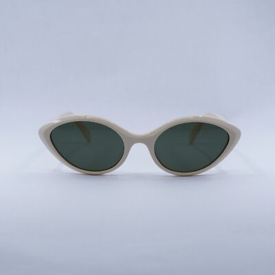 Final Price! Celine CL40264U 25N Ivory/Khaki Sunglasses Celine CL40264U 25N Shiny Ivory/Khaki 57-20-140 Sunglasses  main image 4