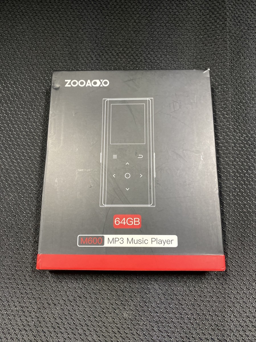 64GB MP3 Player ZOOAOXO Music Player with Bluetooth 5.2 Built-in