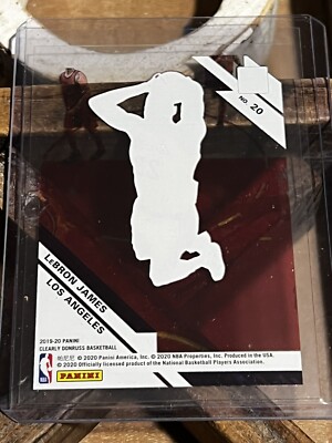 2019-20 Panini Donruss Clearly Lebron James Acetate Gold Foil | eBay