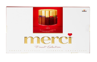 STORCK MERCI FINEST SELECTION 400g -Schokolade - Mix - Pralinen - Danke 