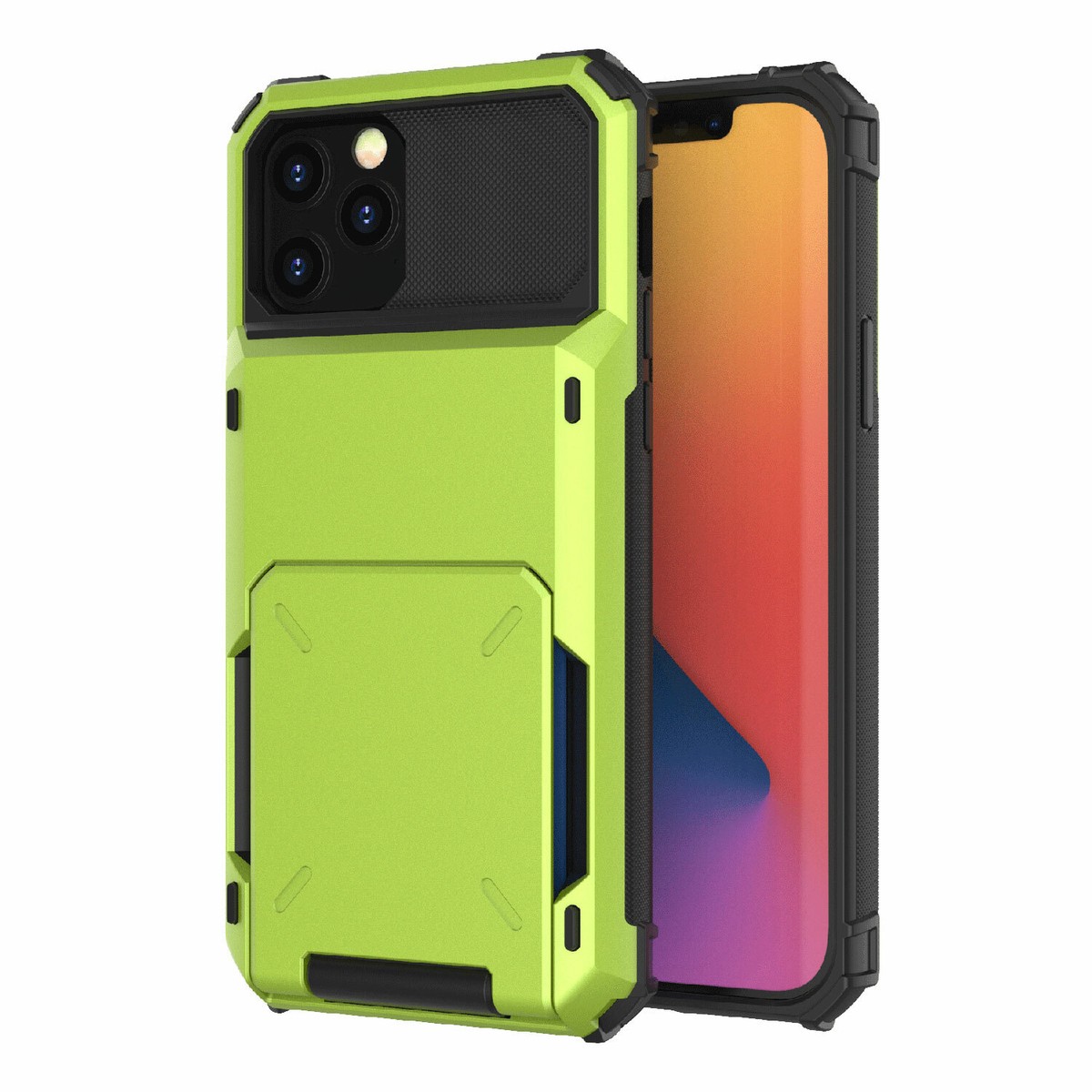 UJNHGQ Custodia porta carte per iPhone 14 15 11 Pro Max per iPhone 13 12 XR Xs 7 8 Plus Custodia portafoglio antiurto in silicone morbido, viola, per iPhone 11
