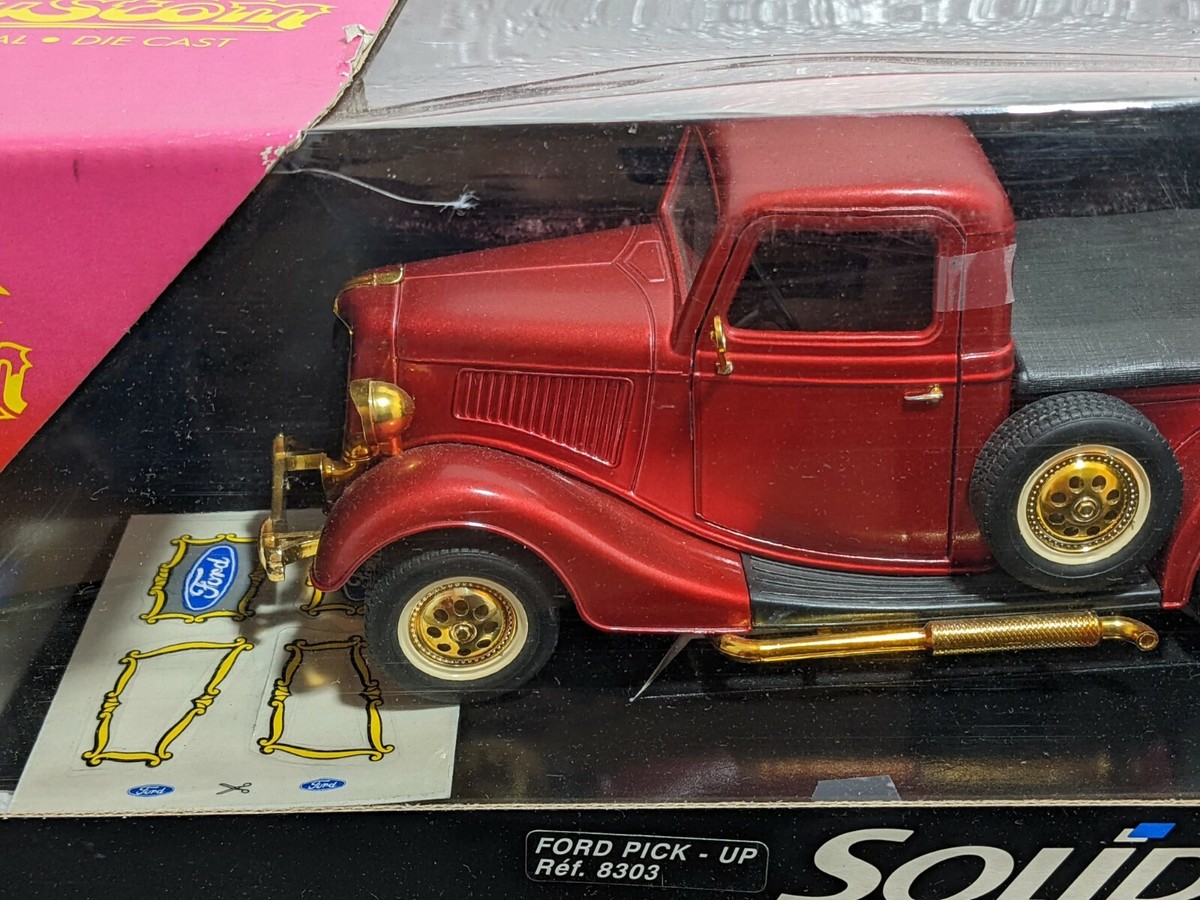 【希少】SOLIDO 1936 FORD V8 TEXACOレッカー1/18赤 Arko Products 1936 Ford Pickup 1/32 Scale red & black 36FDPK