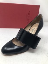$900 New Valentino Garavani Womens Black Shoes Ladies Heels Pumps Size 37 7