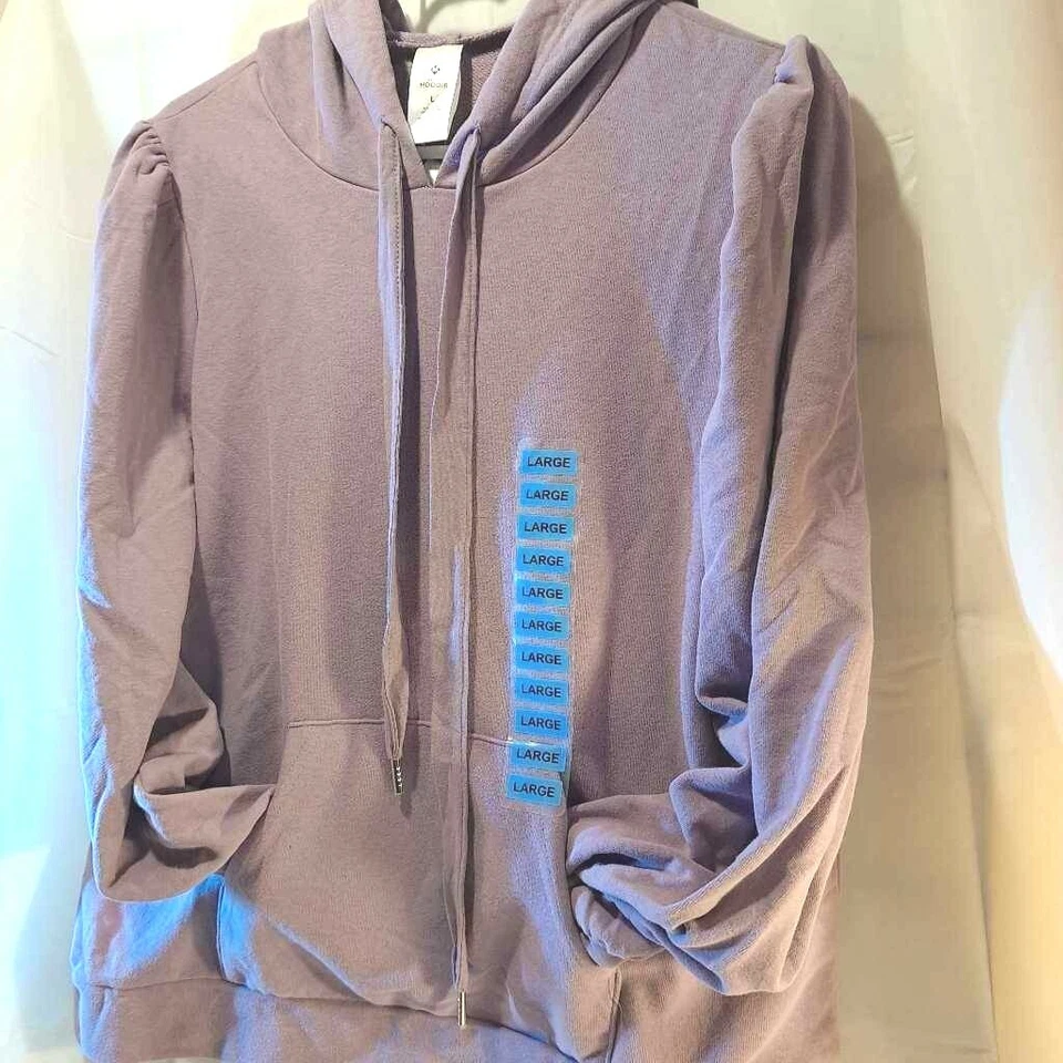 いラインアップ REGIONAL PUFF HOODIE パープルL パーカー - www