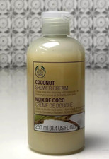 THE BODY SHOP Coconut Soap Free Shower Cream Body Wash 8.4oz 250ml RARE NeW