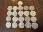T2: Lot of 21 1965-1969 Kennedy 40%  Silver Half Dollars