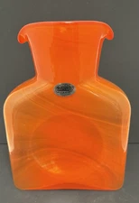Blenko Glass Water Bottle 384 - Butternut Swirl
