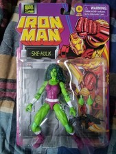 She Hulk Marvel Legends Iron Man Retro Action Figure Hasbro Avengers