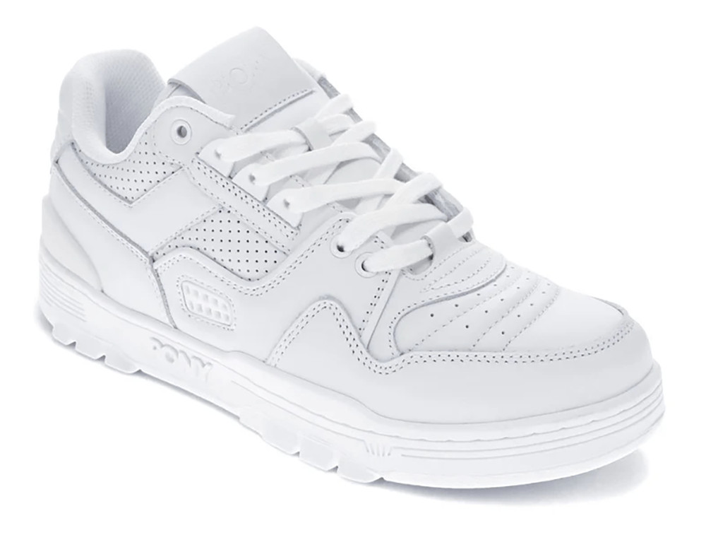 Баскетбольные кроссовки Pony Mens M100 LOW [ Белые монохромные ] - 55020041