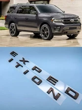 1x EXPEDITION Letters Emblem Badge For 2022-2024 Front Tailgate (Gloss Black)