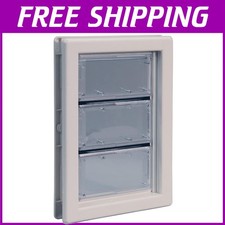 Innovative Air Seal Pet Door - Optimal for Medium Dogs, 35 lb Weight Limit