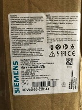 3RW4056-2BB44 New Siemens Soft Starter 162A 90kW 200-460V 230V 3RW4056-2BB44
