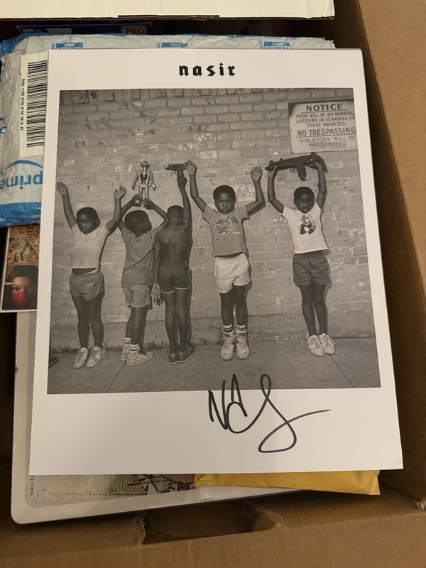 Nas Nasir Signed Original Autographed Album Cover / Photo Print