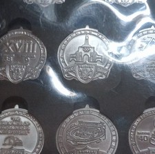 NFL Oakland Raiders 1960-2019 Commemorative Medal Set Uncirculated