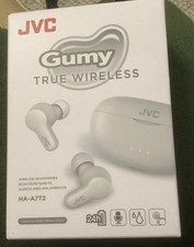 JVC Gumy headphones New true wireless 24 hours playtime white HA-A7T2