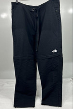 The North Face L85208 Men  s Black Paramount Convertible Pants Size 36x30, EUC