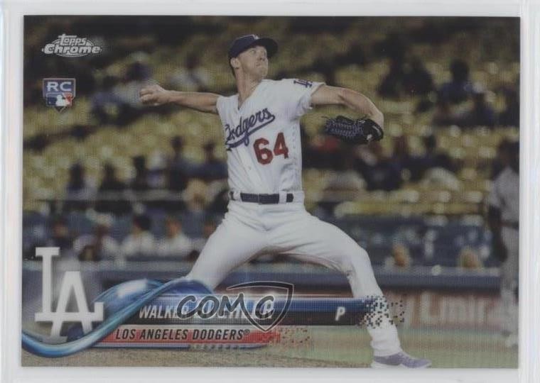 2018 Topps Chrome Refractor Walker Buehler #71 0wp8