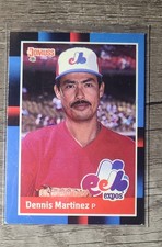1988 Donruss - Dennis Martinez #549 Last Line Begins with 4.21