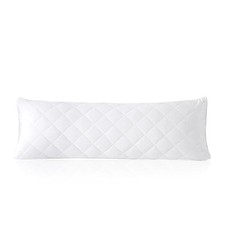 Cooling Body Pillow Cover 21" x 54", Soft 21  X54  Body Pillow Cover White