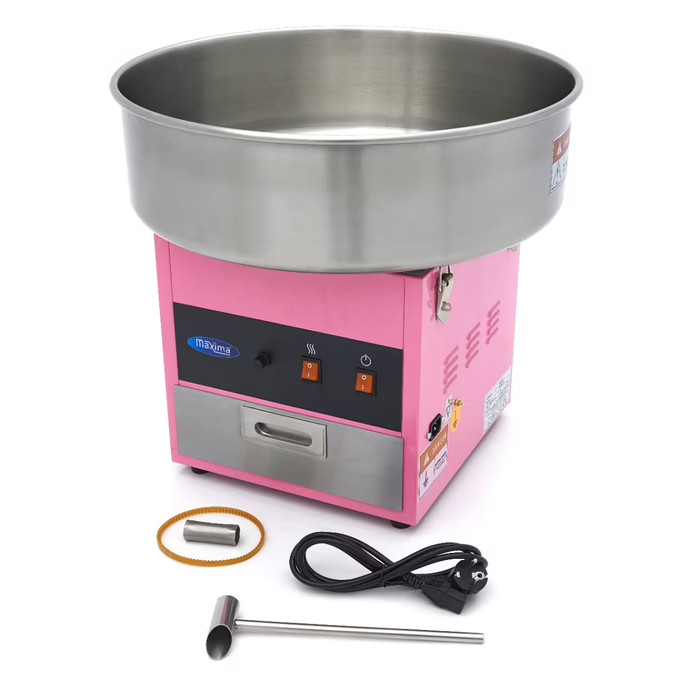 Gastro Zuckerwattemaschine - Ø 52cm - Rosa Zuckerwattegerät