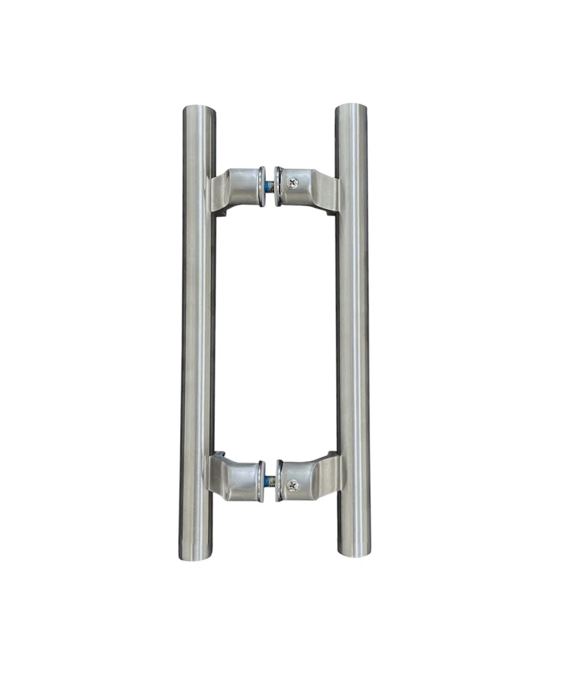 Post-Mount Offset Double-Sided Ladder Style Push-Pull Stainless Door Handle f... - Imagem 3 de 4