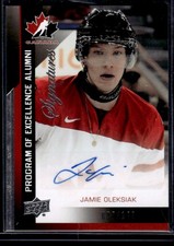 2013-14 UD Team Canada Program of Excellence Alumni Jamie Oleksiak Auto /199