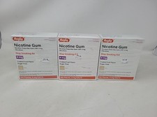Rugby Nicotine Gum 4 mg X 3 100 Count  Coated Fruit Flavor Sealed Exp 7/2026 