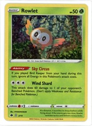 Rowlet 002/015 Holo Promo McDonald's Promos 2022