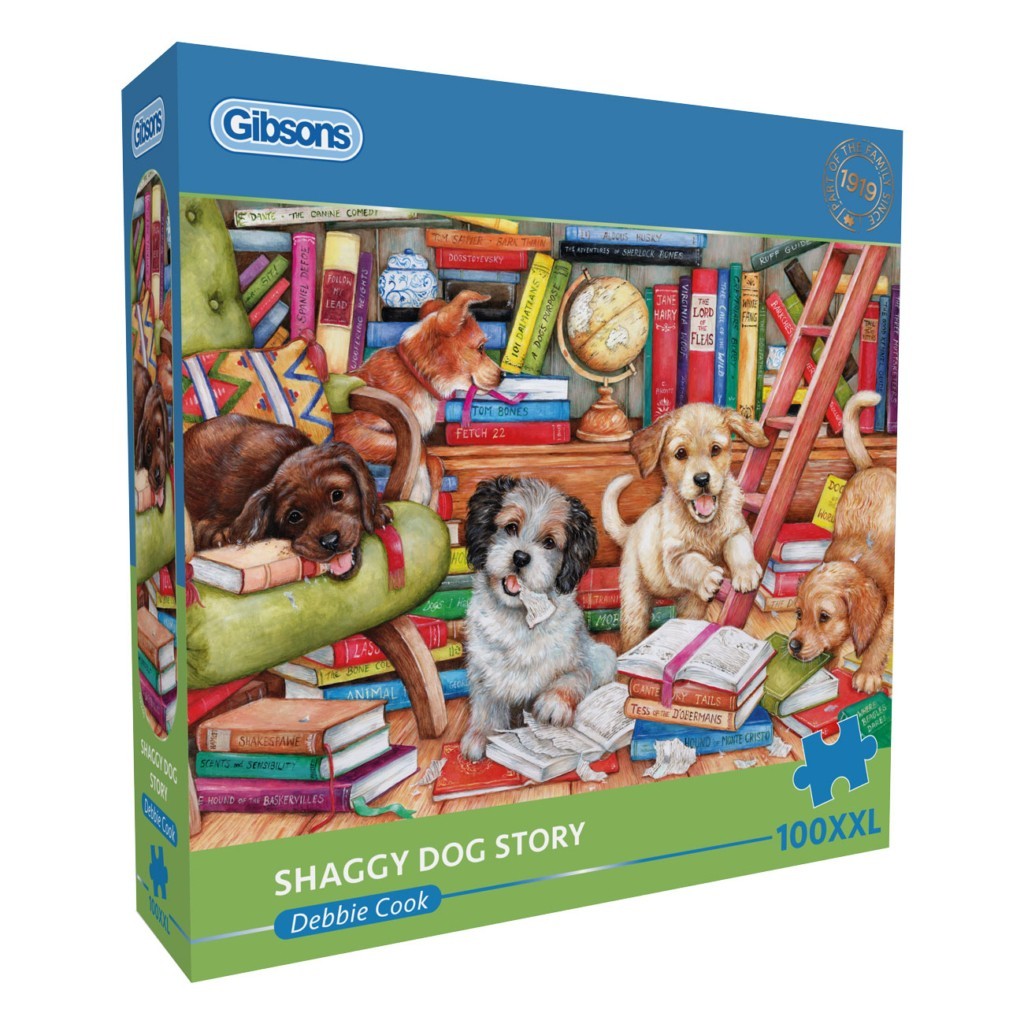 Gibsons Shaggy Dog Story by Debbie Cook 100 piece extra large jigsaw puzzle